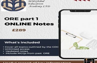 ORE Part I Online Notes